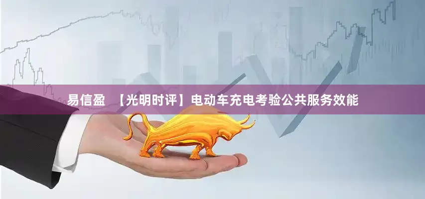 易信盈  【光明时评】电动车充电考验公共服务效能